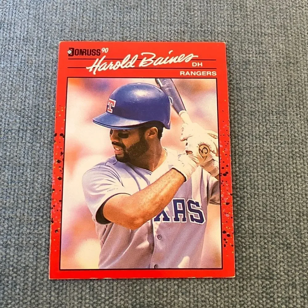 1990 Donruss Texas Rangers Baseball Card Trading Card